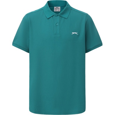 Slazenger Мъжка блуза с яка Slazenger Plain Polo Shirt Mens - Teal