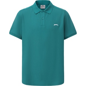 Slazenger Мъжка блуза с яка Slazenger Plain Polo Shirt Mens - Teal