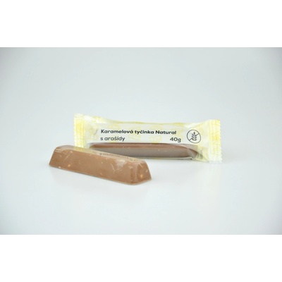Natural Jihlava Karamelová tyčinka s arašídy bez lepku 40 g