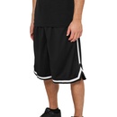 Urban Classics stripes Mesh shorts blkblkwht