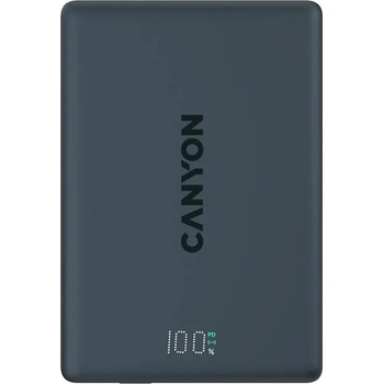 CANYON Външна батерия /power bank/ Canyon OnPower 500, 5000mAh, черна, 1x USB-C, безжично зареждане, 20W (CNS-CPB500B)