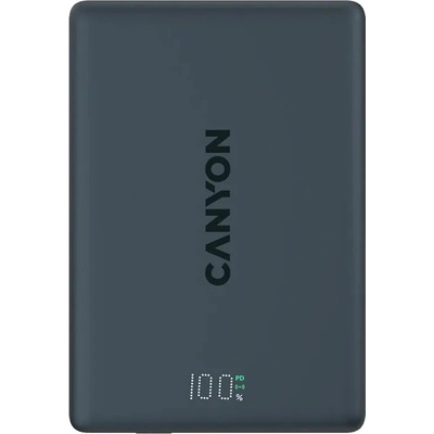 CANYON Външна батерия /power bank/ Canyon OnPower 500, 5000mAh, черна, 1x USB-C, безжично зареждане, 20W (CNS-CPB500B)