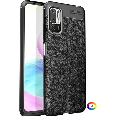 Xiaomi Redmi Note 10 5G Удароустойчив Litchi Skin Калъф и Протектор