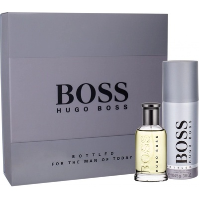 Hugo Boss Bottled EDT 50 ml + sprchový gél 50 ml + deospray 150 ml darčeková sada