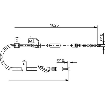 BOSCH Tazne lanko, parkovaci brzda 1987482081