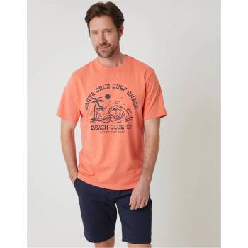 Saltwell Тениска Saltwell Men's Saltwel Portrush Regular Fit T-Shirt - Coral