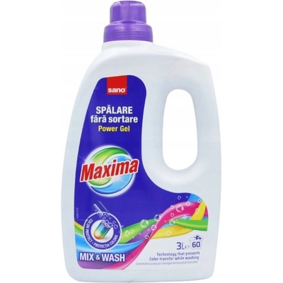 Maxima prací gel Mix & Wash Univerzální 3 l