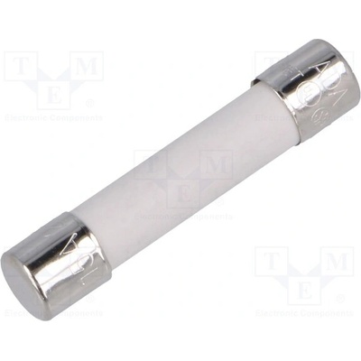 CONQUER ELECTRONIC ADA 15A 250V Pojistka: tavná; keramická,kulatý; 15A; 250VAC; zpožděná; 6,3x32mm