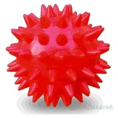 GYMY MASÁŽNA LOPTIČKA - ježko červená, 5cm, 1ks