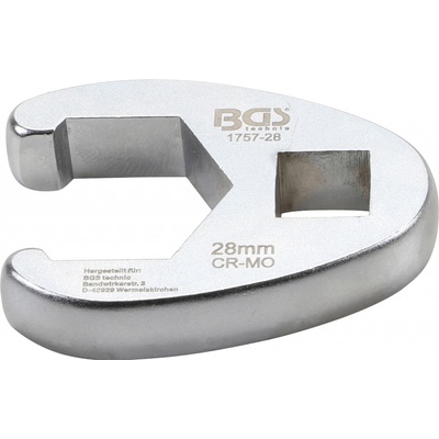 BGS technic Plochý otevřený klíč 12,5 mm 1/2" 28 mm BGS 1757-28
