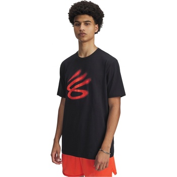 Under Armour Мъжка тениска Under Armour Curry Playable T-Shirt Mens - Black/Red