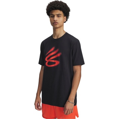 Under Armour Мъжка тениска Under Armour Curry Playable T-Shirt Mens - Black/Red