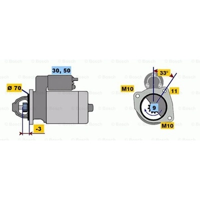 BOSCH STARTER 0 986 017 470