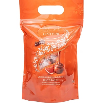 Lindt Lindor pralinky Blutorange 1 kg