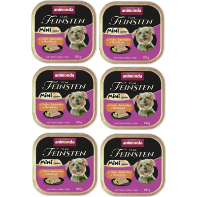 Animonda Vom Feinsten mini senior kura a králik 6 x 100 g