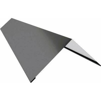 Hřebenáč klasik r.š.333mm Al Hliník 0.6mm lakovaný RAL 7037 prachová šedá dl.2m