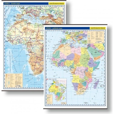 Afrika – sada školních nástěnných map