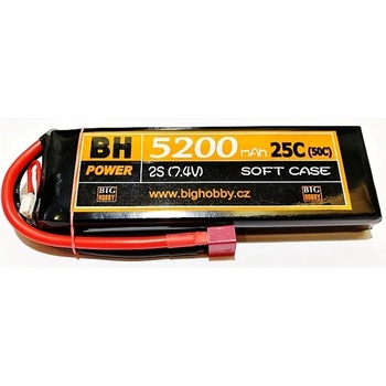 BH Power Li-pol baterie 5200 mAh 2S 25C 50C