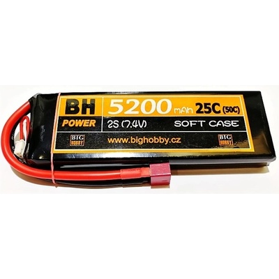 BH Power Li-pol baterie 5200 mAh 2S 25C 50C
