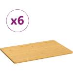 vidaXL Дъски за сервиране 6 бр 35x23x0, 8 см бамбук (352777)