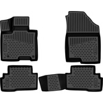 LEMENT Element 3D rubber floor mats suitable for Hyundai Tucson (Hybrid! ) - Mk4 IV - Year of construction 2023-> - 100% custom-fit all-weather floor mats made of TPE - EXP. ELEMENT3DA71141210 (EXP.ELEMENT3D