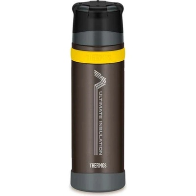 Thermos Termoska so šálkou do extrémnych podmienok hnedá 500 ml