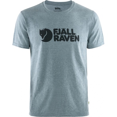 Fjällräven Мъжка тениска Fjällräven Fjällräven Logo T-shirt - Uncle Blue / Melange (016-6755-0412)