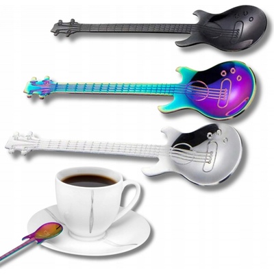 Master Čajová lyžička gitara 3 ks color