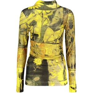 DESIGUAL Дамски пуловер desigual, Размер xl, Цвят Жълто (26wwjf46_gi4010)