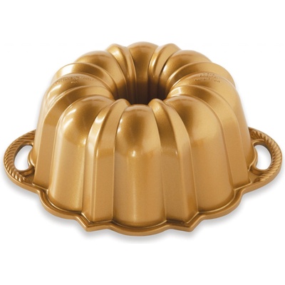 Nordic Ware forma bábovka Anniversary 1,4 l zlatá