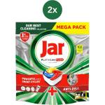 Jar Таблетки за съдомиялна машина Jar Platinum Plus лимон 2x102 бр
