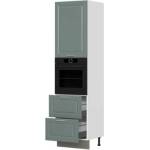  Висок шкаф за вградена фурна с металически чекмеджета Regent K23-60-RF/4