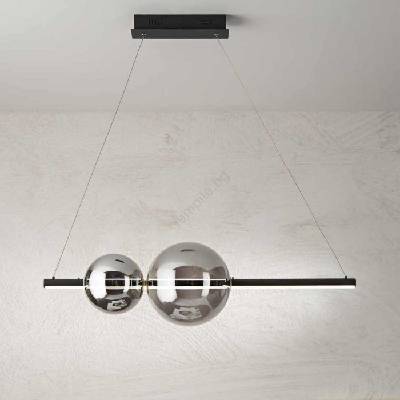 Ondaluce - LED димируема лампа на кабел FUFI LED/40W/230V черна/опушена черна (OND0097)