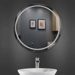 Lidiya Mirror Огледало за баня LED осветление и електрическо отопление LM Dusk Lume 800×800мм