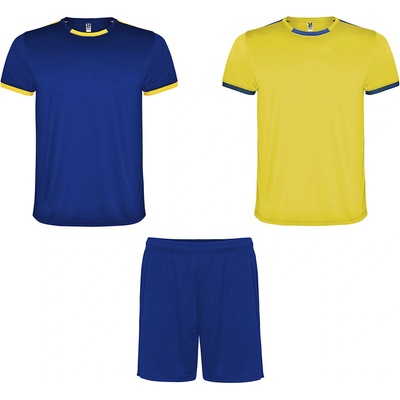 Roly dětský sport set Racing žlutá/královsky modrá 0305