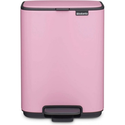 Brabantia Кош за боклук Brabantia Bo Pedal 1010444, 4 л, Леко затваряне, Противоплъзгаща основа, Розов (1010444)