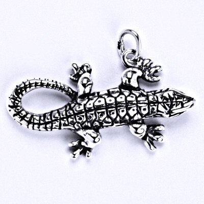 Čištín Stříbrný přívěšek, ještěrka P 940