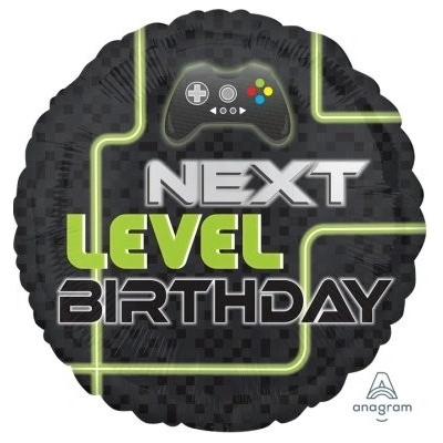 Anagram Kruh Next level B-day 43cm fóliový balónek