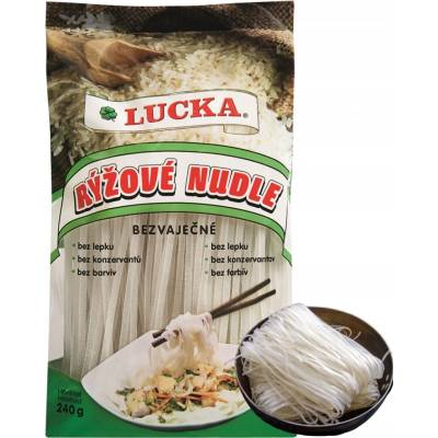 Lucka Rýžové Těstoviny Ribbon 3mm 240 g