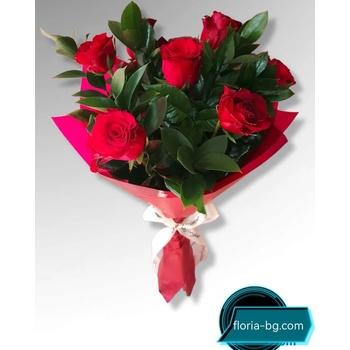 Image 1 of БУКЕТ ОТ 7 ЧЕРВЕНИ РОЗИ