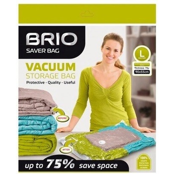 BRIO Плик за вакуумиране на дрехи Brio L размер 90х55см (Q9303-8)