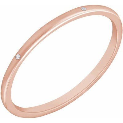 Eppi Zlatý prsten s jemnými diamanty Olive R40900