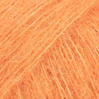 BRUSHED ALPACA SILK Drops Farby BRUSHED ALPACA SILK: 29 mandarínková