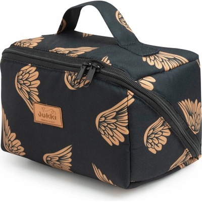 Jukki Gold Wings kosmetická taštička černá