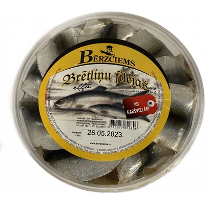 Berzciems Kilka filety v oleji 130 g