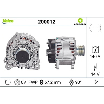 generátor VALEO 200012 VA 200012
