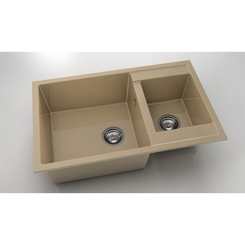 Image 1 of FAT Мивка Vanguard 233, Polymer marble, 04 Розов оникс, с включен сифон