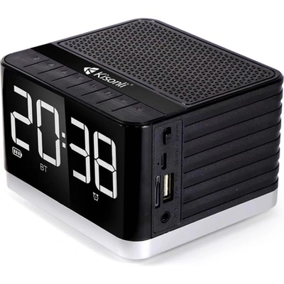 Kisonli Тонколона Kisonli G8, Bluetooth, Часовник, USB, SD, FM, AUX, RGB, Различни цветове - 22281
