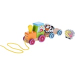 Andreu Toys Дървена играчка Andreu Toys - Трактор с животни (16294) - baby