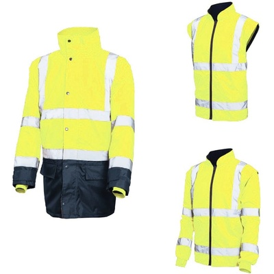 Active Gear Дълго яке/Парка, Reflect HV, 5в1, Жълто/Тъмно синьо (HVREFYXL)